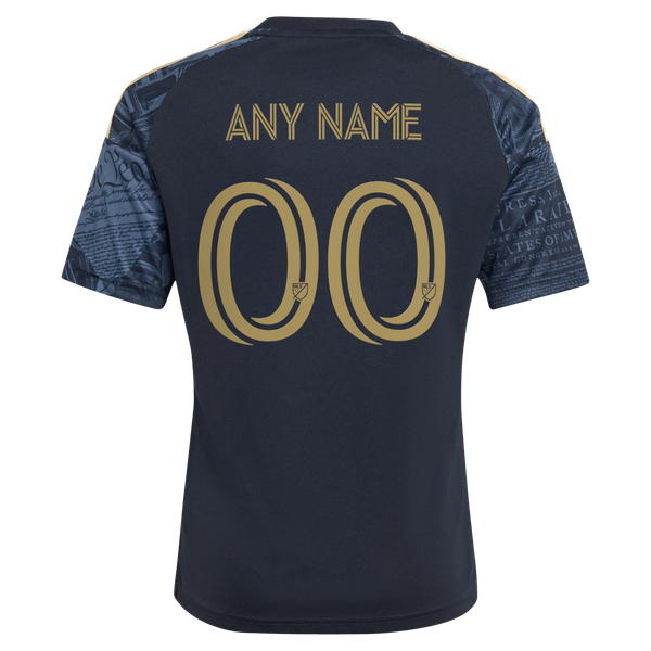 Adidas Philadelphia Union Youth 2026 1776 Kit Replica Custom Jersey