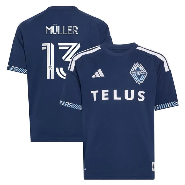 Adidas Thomas Müller Vancouver Whitecaps FC 2026 Coastal Replica Jersey