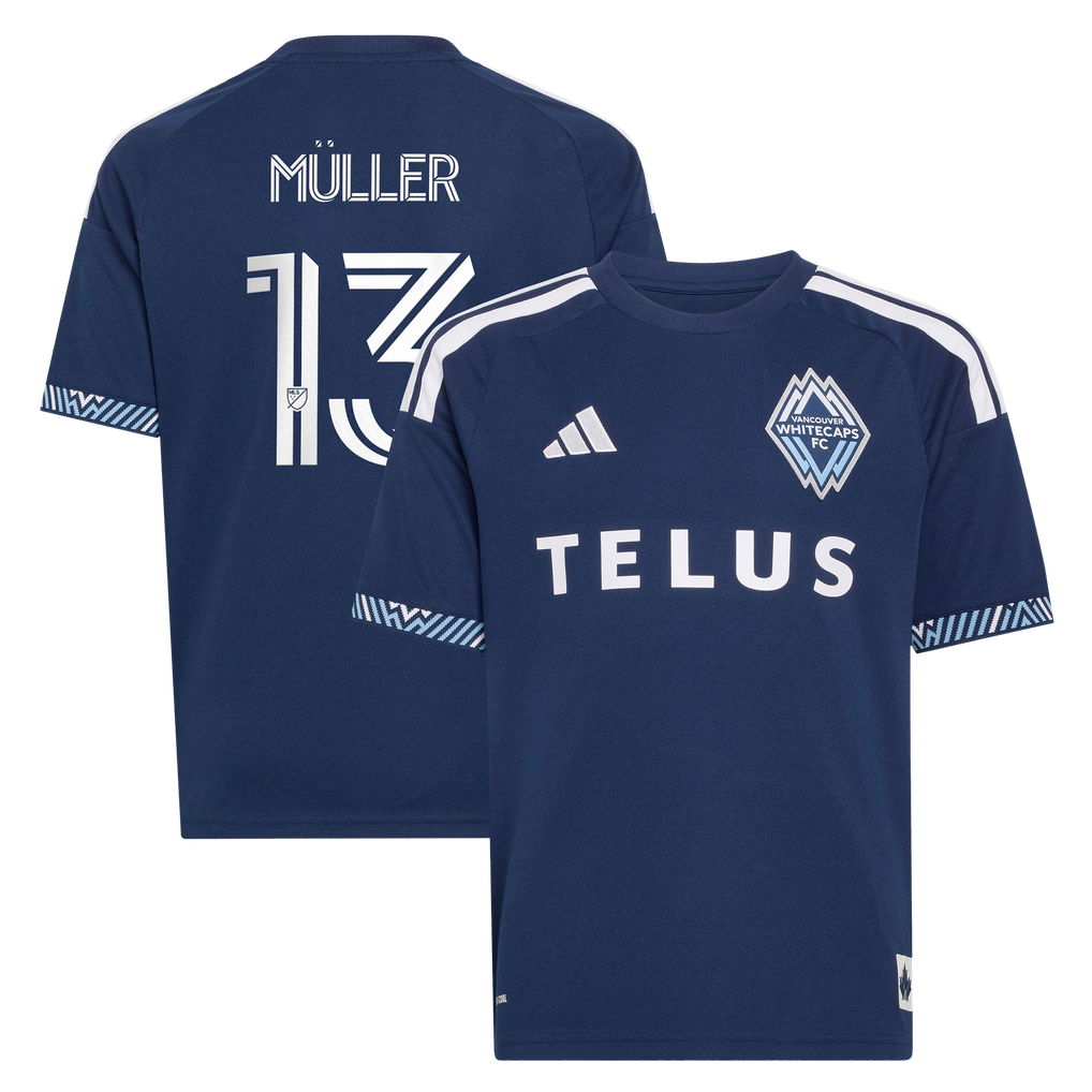 Adidas Thomas Müller Vancouver Whitecaps FC 2026 Coastal Replica Jersey