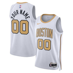 Nike Boston Celtics 2025/26 City Edition Unisex Swingman Custom Jersey