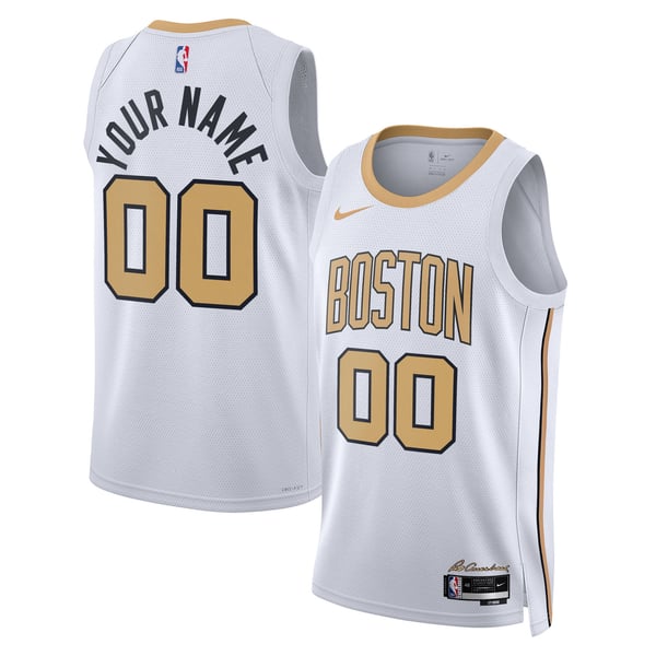 Nike Boston Celtics 2025/26 City Edition Unisex Swingman Custom Jersey