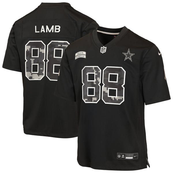 Nike CeeDee Lamb Dallas Cowboys Youth Salute to Service Game Jersey