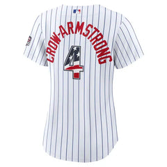 Chicago Cubs White Women's Stadium Jersey (Pete Crow-Armstrong)