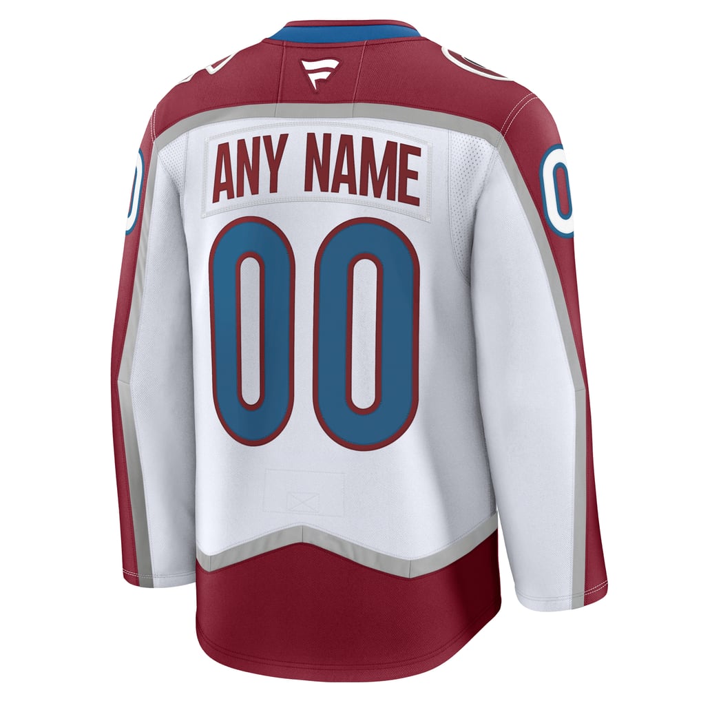 Fanatics Colorado Avalanche Away Premium Custom Jersey
