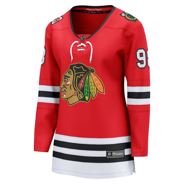 Fanatics Connor Bedard Chicago Blackhawks Women's Centennial Breakaway Jersey