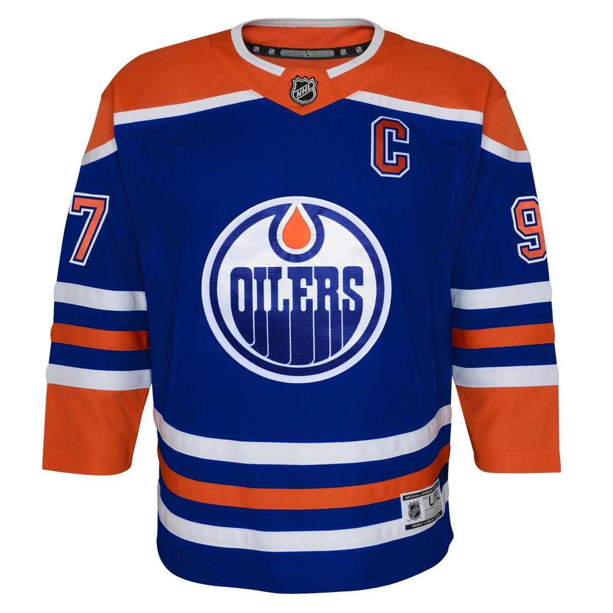 Connor McDavid Edmonton Oilers Youth Home Premier Player Jersey