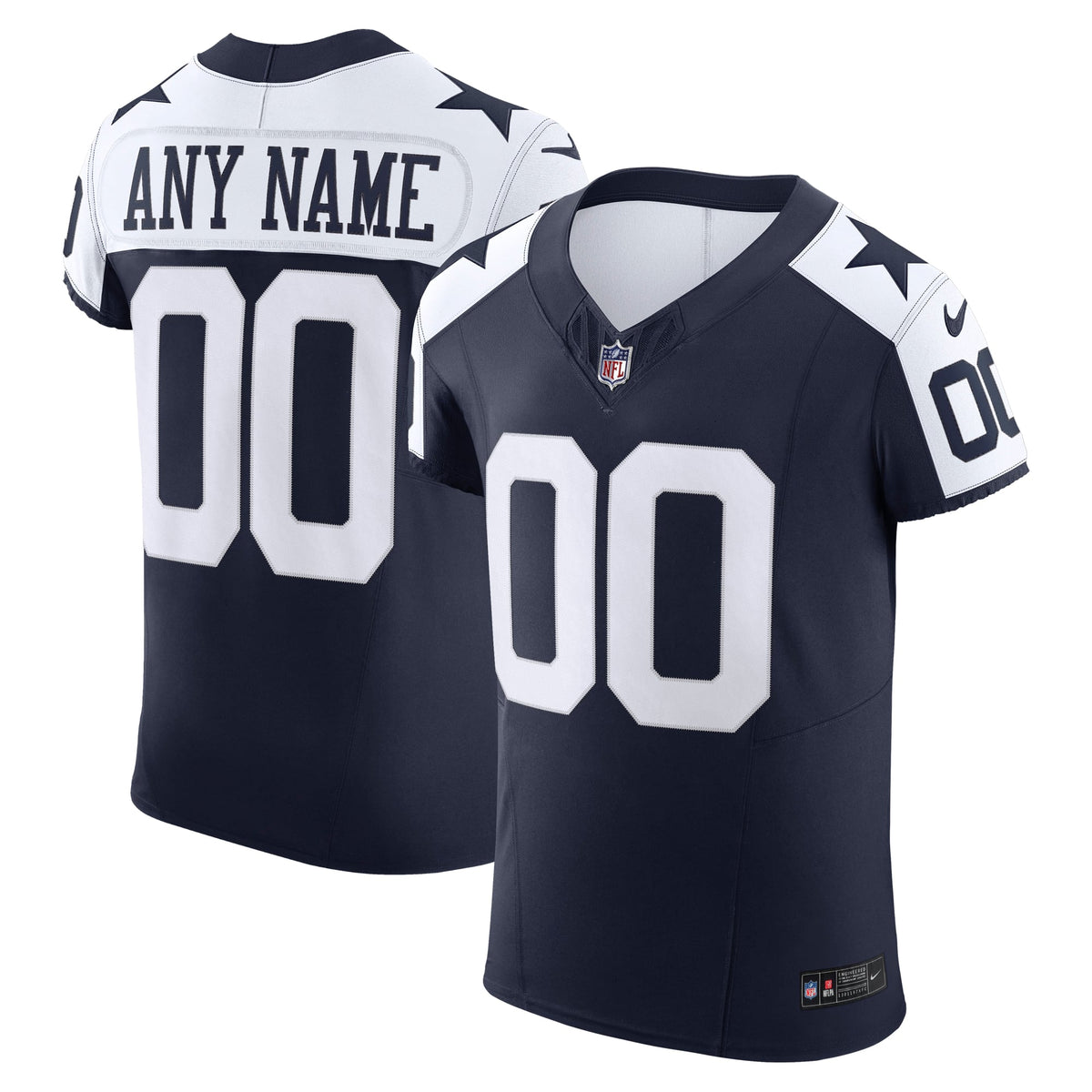 Nike Dallas Cowboys Vapor F.U.S.E. Elite Custom Jersey