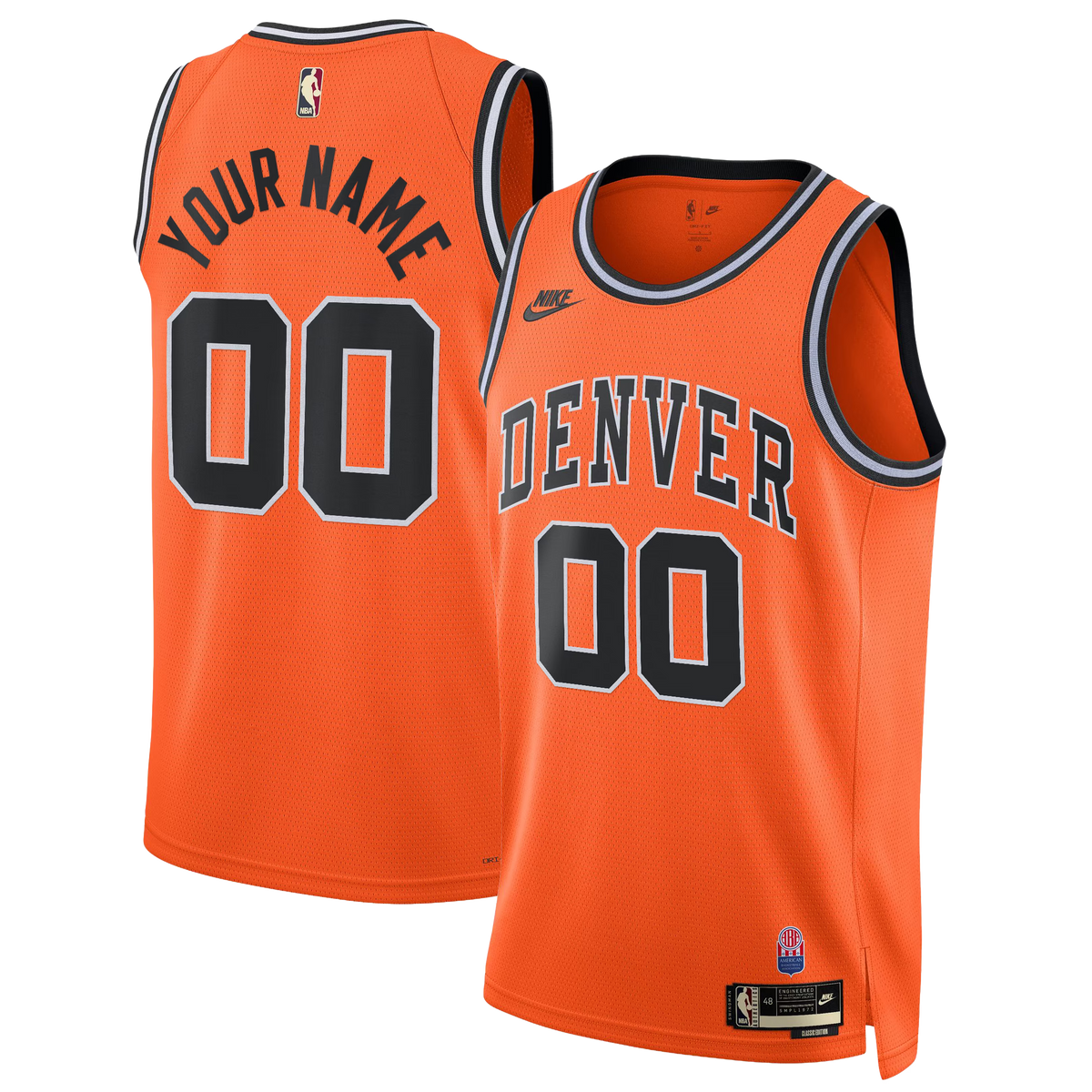 Nike Denver Nuggets Unisex Custom Swingman Jersey