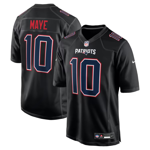 Nike Drake Maye New England Patriots Fashion Game Jersey