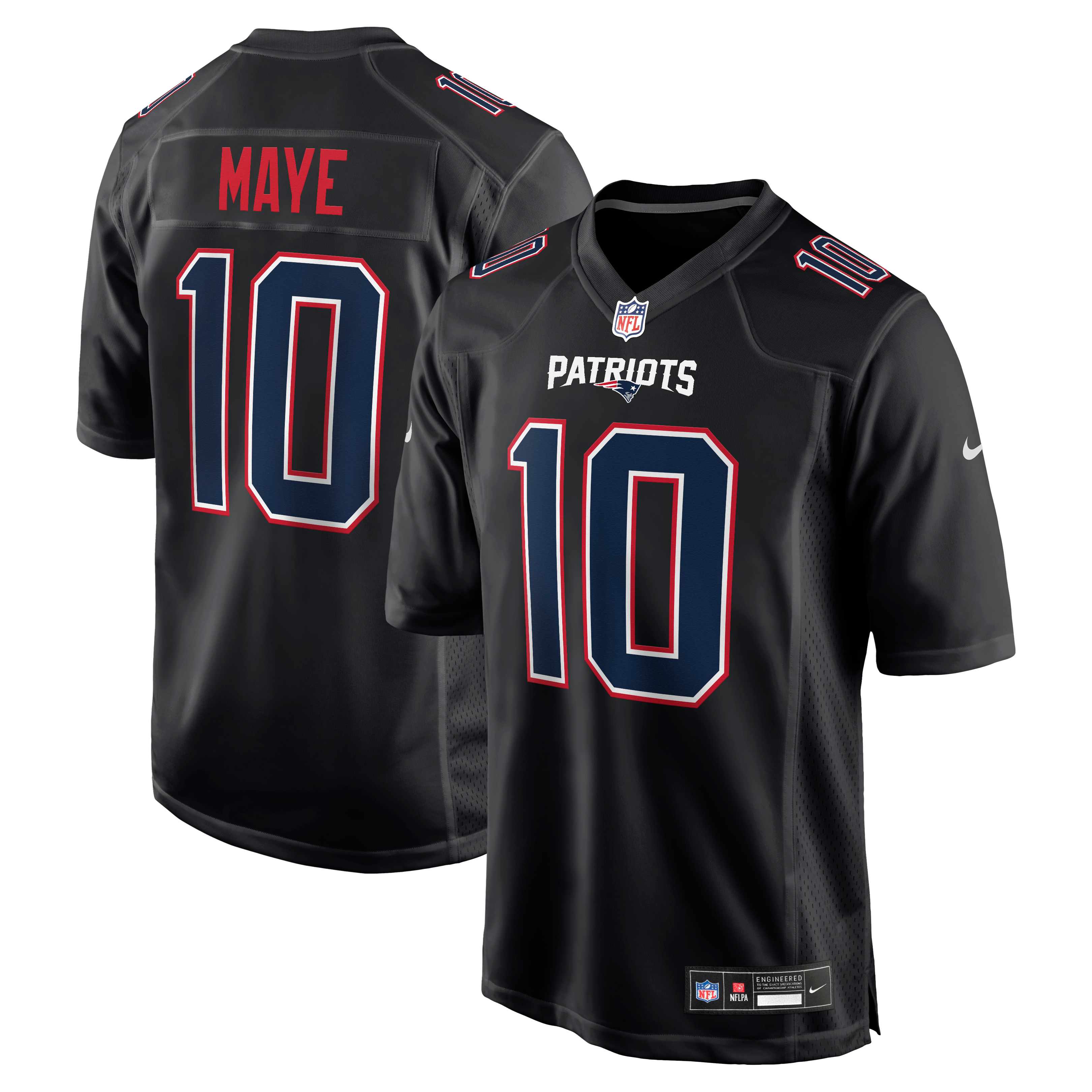 Nike Drake Maye New England Patriots Fashion Game Jersey