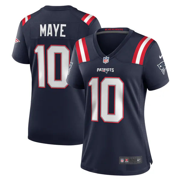Nike Drake Maye New England Patriots Women's Player Game Jersey