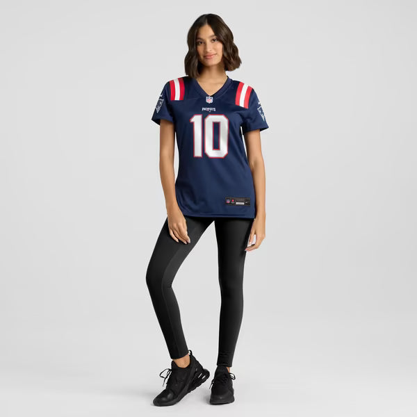 Nike Drake Maye New England Patriots Women's Player Game Jersey