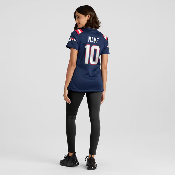 Nike Drake Maye New England Patriots Women's Player Game Jersey