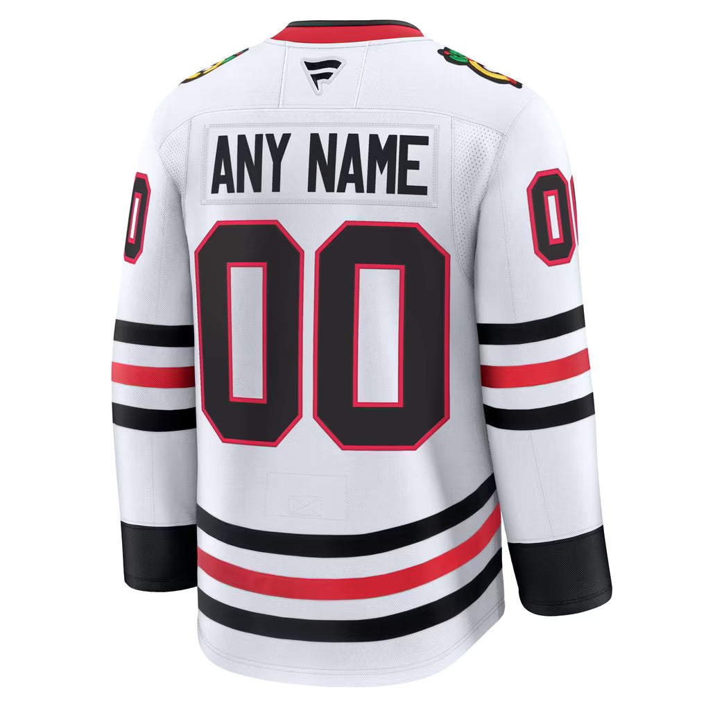 Fanatics Chicago Blackhawks Away Premium Custom Jersey