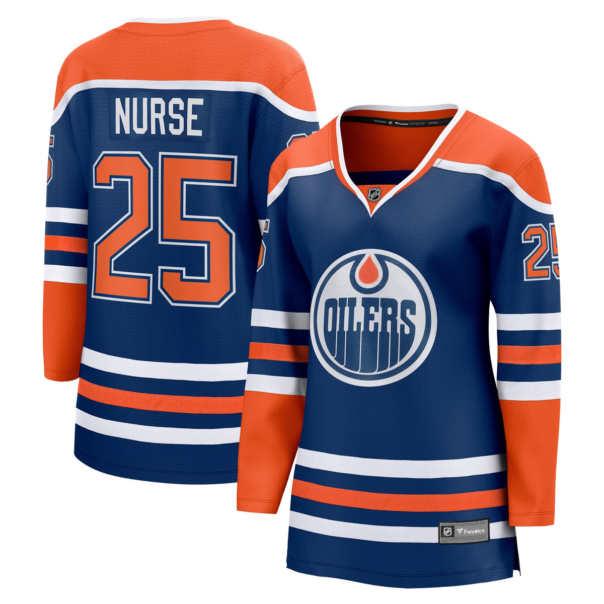 Fanatics Darnell Nurse Edmonton Oilers Women's Home Breakaway Jersey