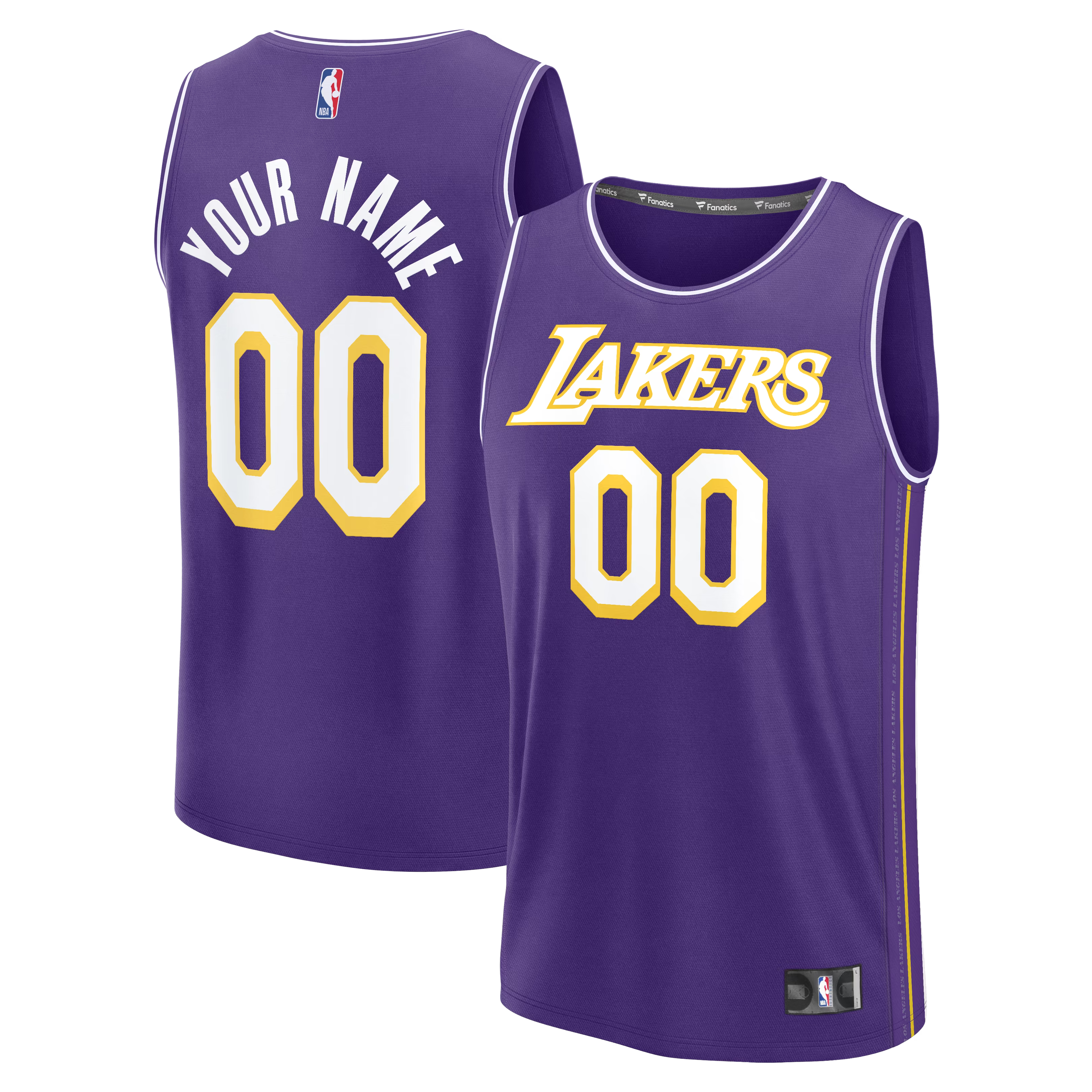 Fanatics Los Angeles Lakers Statement Edition Custom Jersey