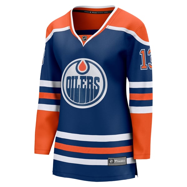 Fanatics Mattias Janmark Edmonton Oilers Women's Home Breakaway Jersey