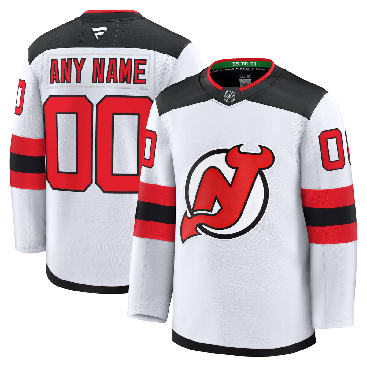 Fanatics New Jersey Devils Away Premium Custom Jersey