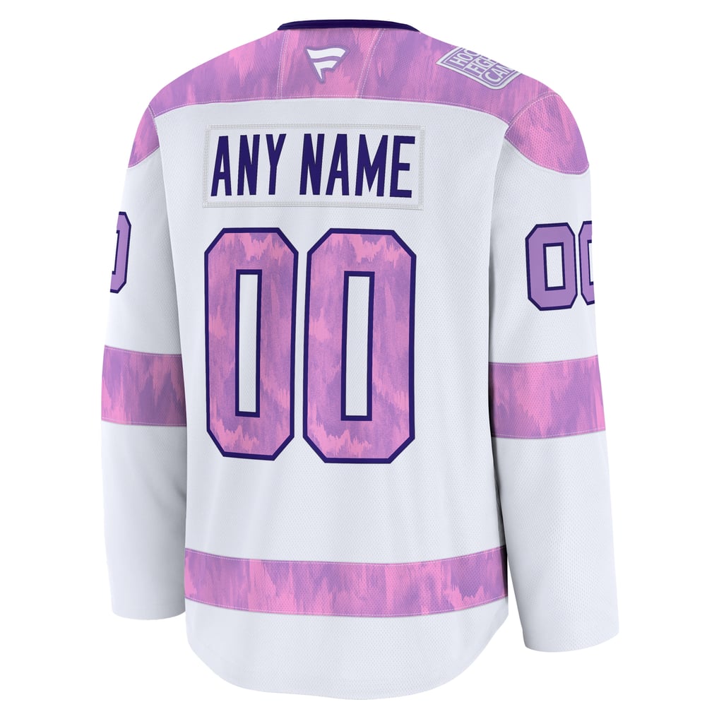 Fanatics Washington Capitals Hockey Fights Cancer Custom Practice Jersey