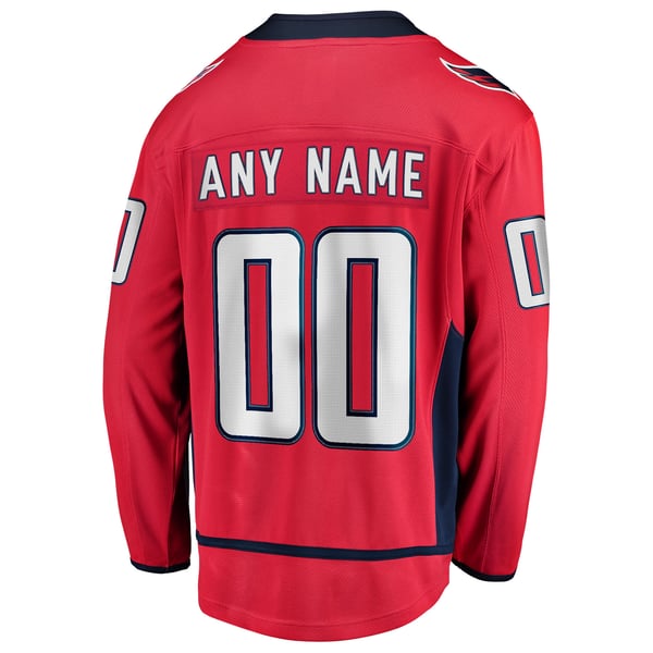 Fanatics Washington Capitals Home Breakaway Custom Jersey