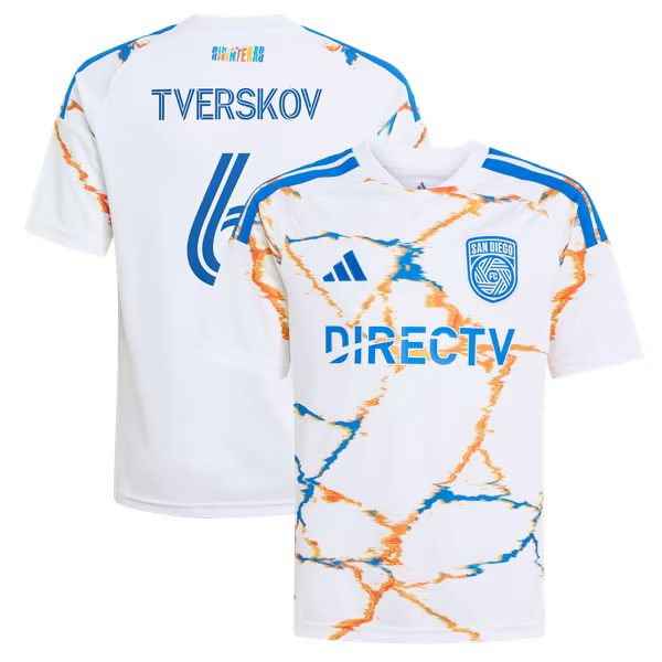 adidas Jeppe Tverskov San Diego FC Youth 2026 Replica Jersey