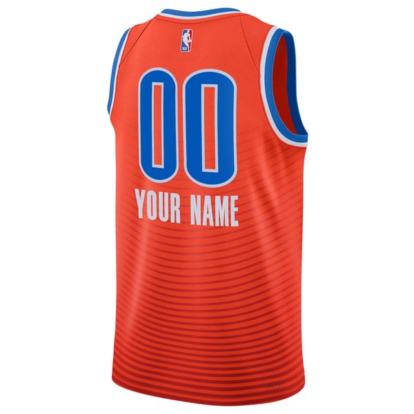 Jordan Brand Oklahoma City Thunder 2022/23 Swingman Custom Jersey