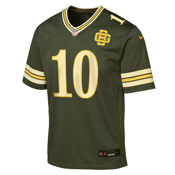 Nike Green Bay Packers Jordan Love Youth 2026 Rivalries Game Jersey