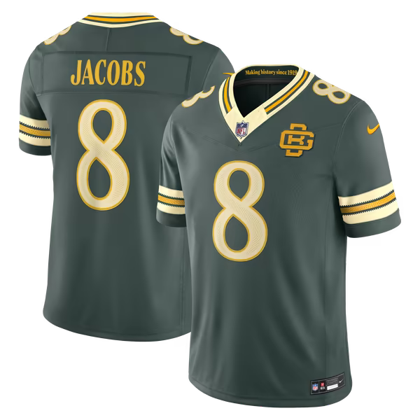 Nike Green Bay Packers Josh Jacobs 2026 Rivalries Limited Jersey