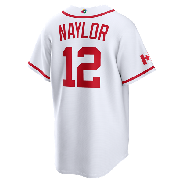 Nike Josh Naylor Canada Baseball 2026 World Baseball Classic Home Stadium Jersey
