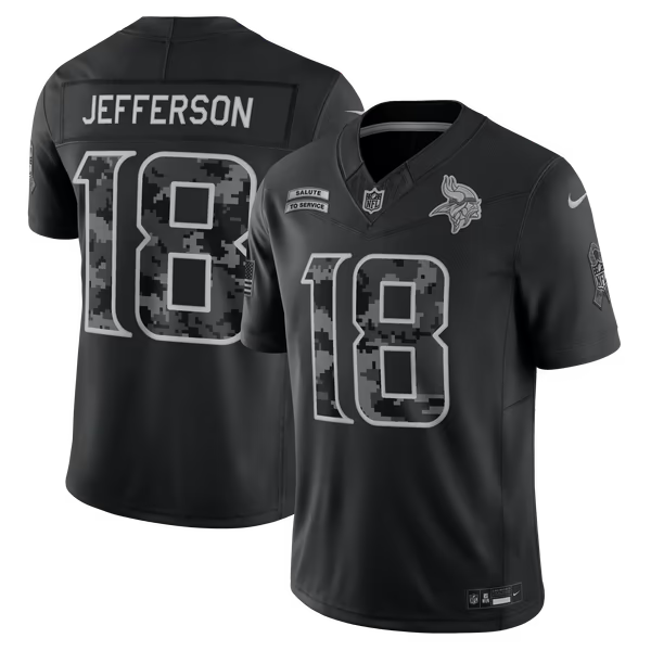 Nike Justin Jefferson Minnesota Vikings 2026 Salute to Service Limited Jersey