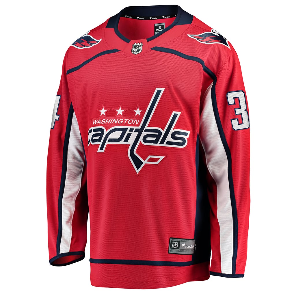 Fanatics Justin Sourdif Washington Capitals Home Breakaway Jersey