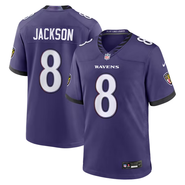 Nike Lamar Jackson Baltimore Ravens Game Jersey