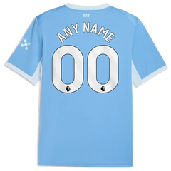 Manchester City Light Blue Home Custom Jersey