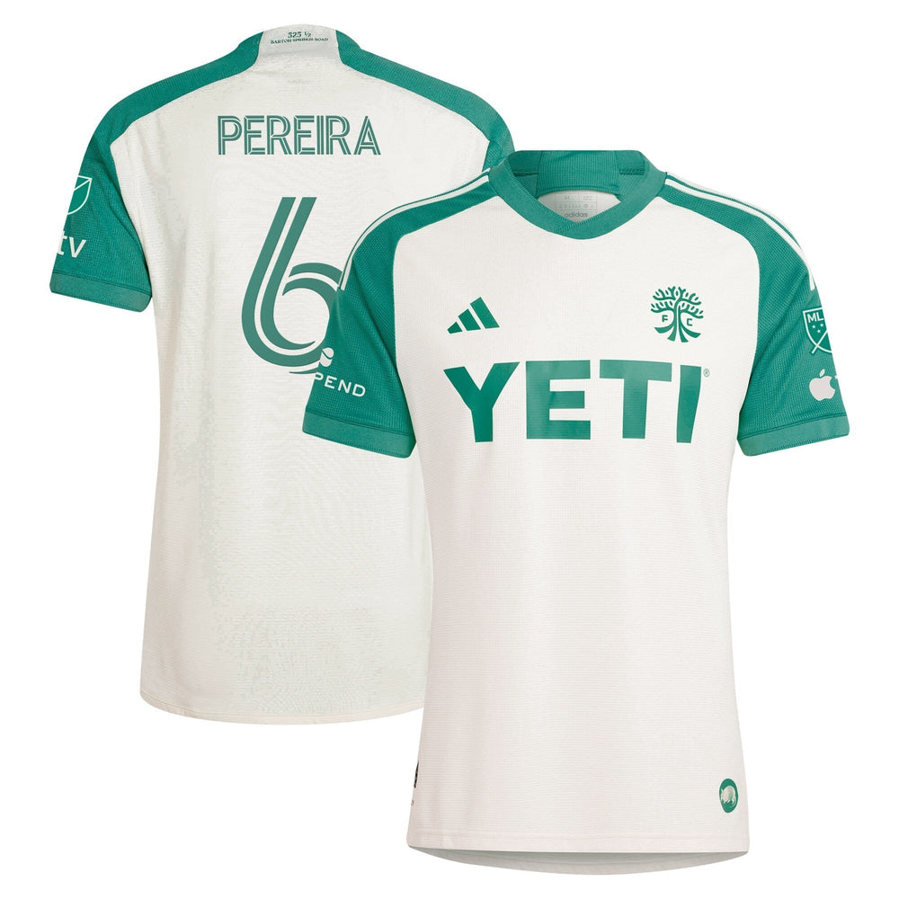 Daniel Pereira Austin FC adidas 2024 The Armadillo Kit Authentic Player Jersey – Tan adidas
