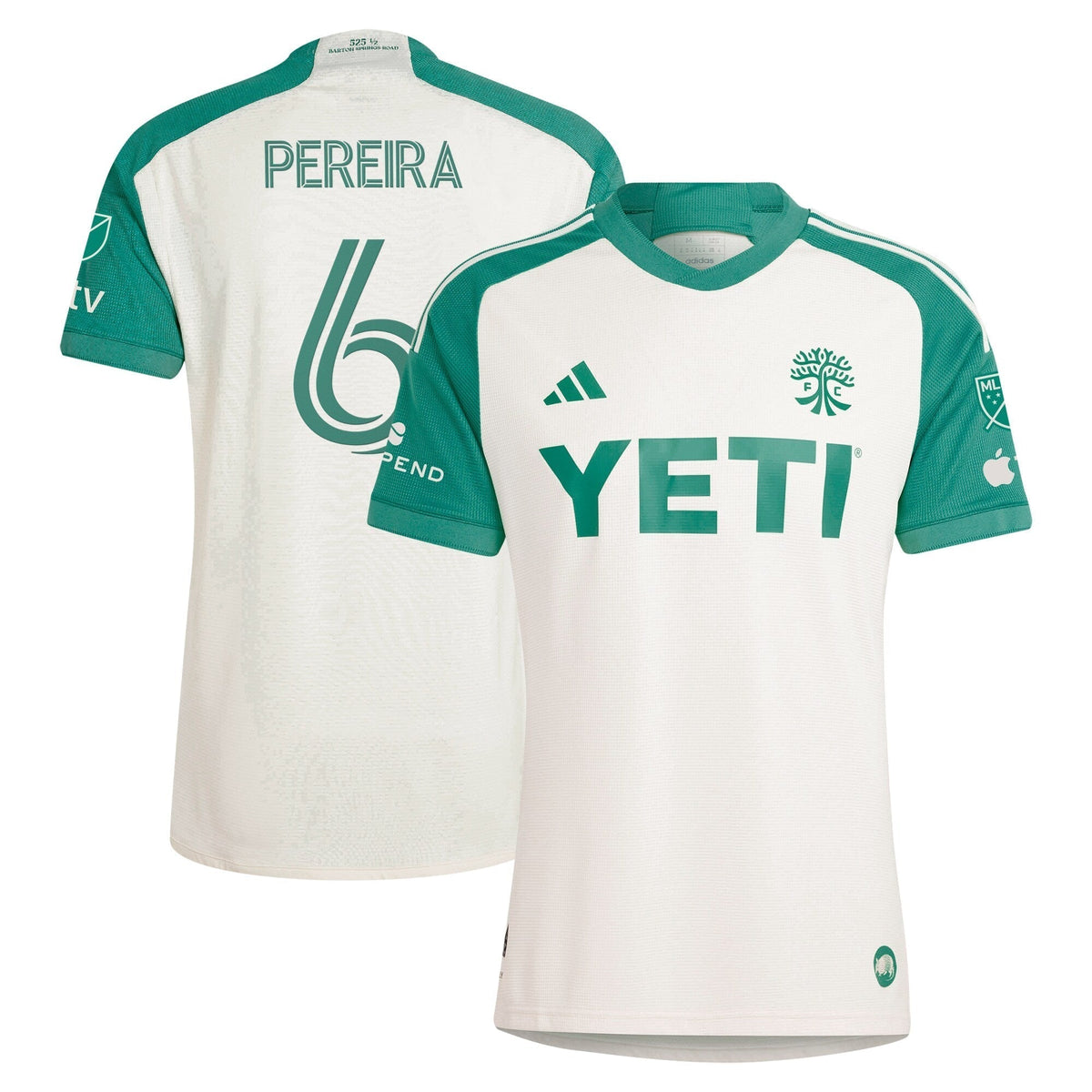 Daniel Pereira Austin FC adidas 2024 The Armadillo Kit Authentic Player Jersey – Tan adidas