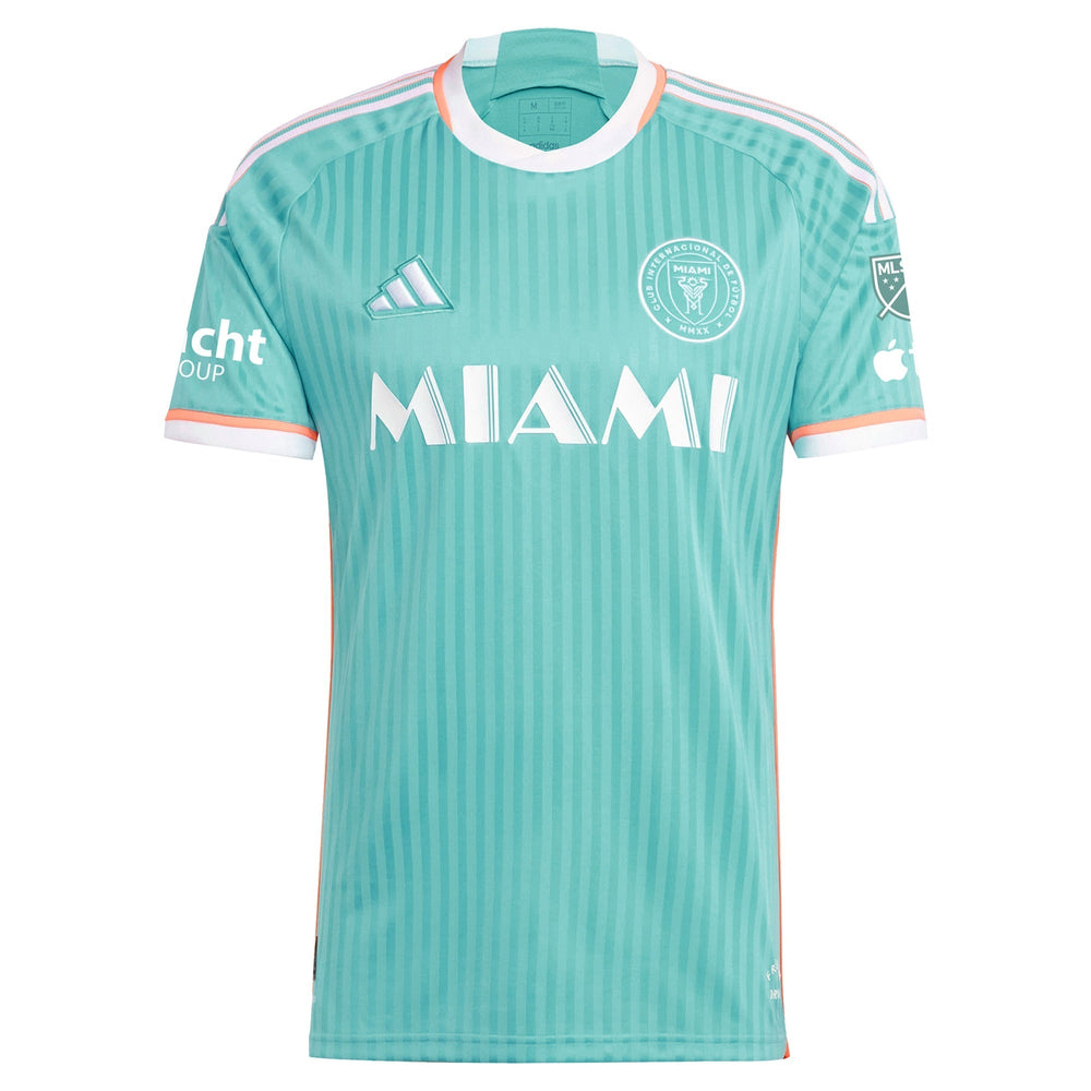 Lionel Messi Inter Miami CF adidas 2024 Archive Authentic Jersey - Aqua adidas