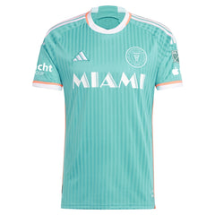 Lionel Messi Inter Miami CF adidas 2024 Archive Authentic Jersey - Aqua adidas