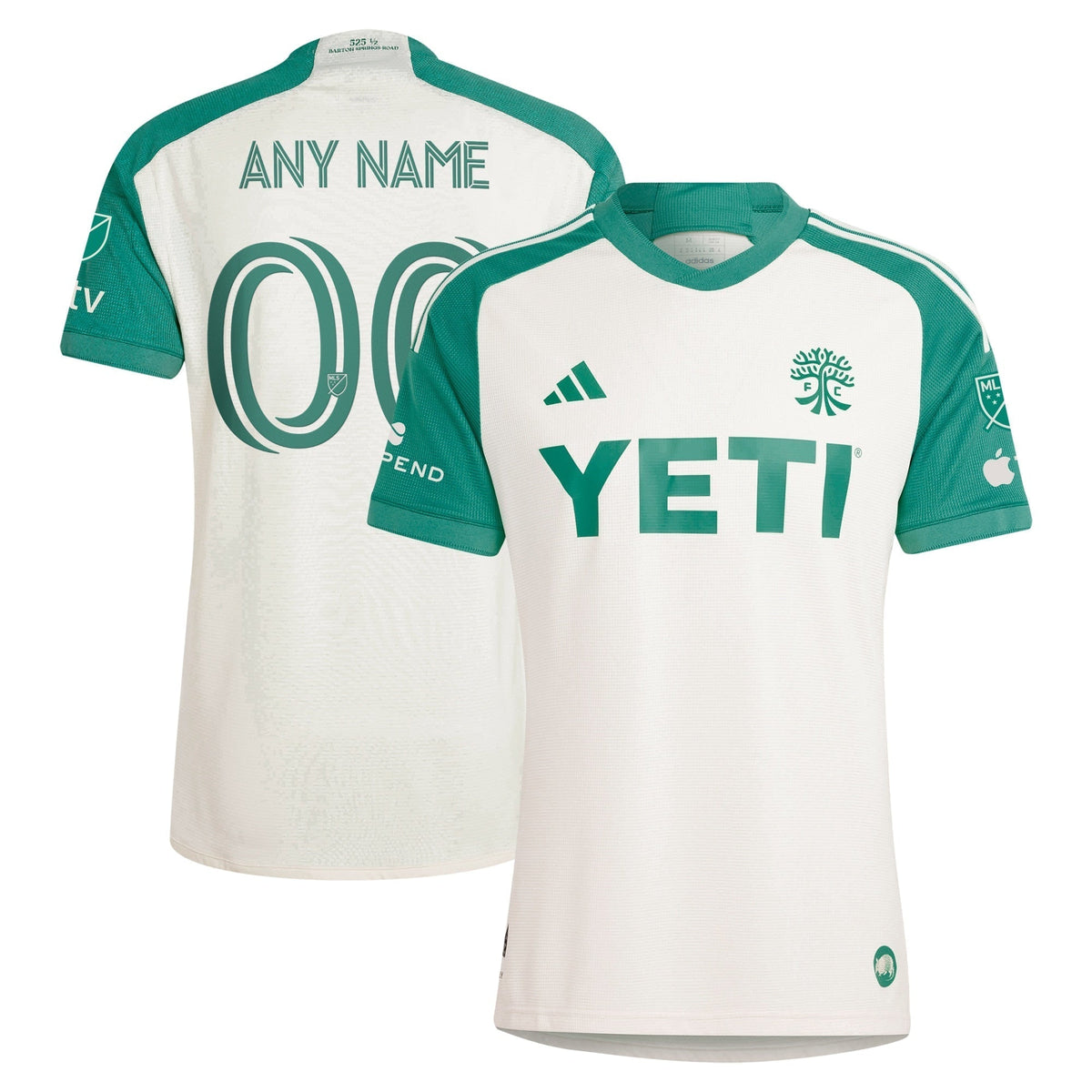 Austin FC adidas 2024 The Armadillo Kit Authentic Custom Jersey – Tan adidas