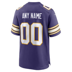 Nike Minnesota Vikings Classic Custom Game Jersey