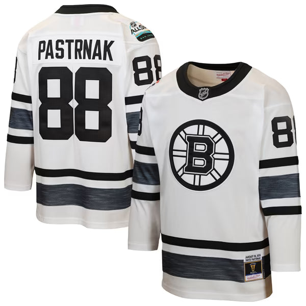Mitchell & Ness David Pastrnak Boston Bruins Youth Power Play Jersey