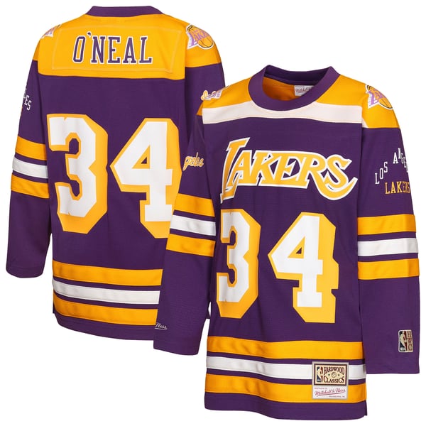 Mitchell & Ness Shaquille O'Neal Los Angeles Lakers Youth Jersey