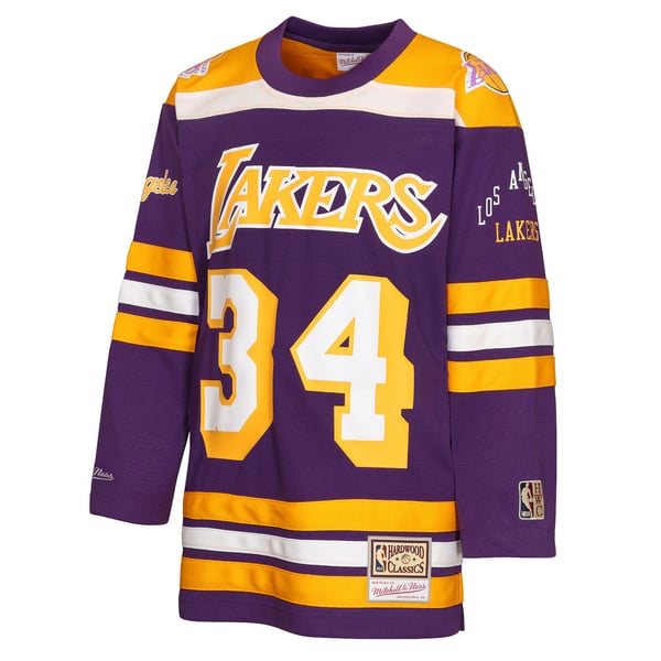 Mitchell & Ness Shaquille O'Neal Los Angeles Lakers Youth Jersey