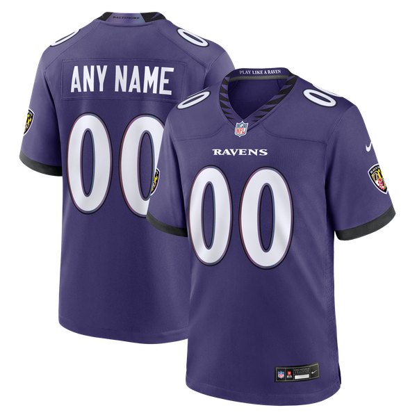 Nike Baltimore Ravens Custom Game Jersey