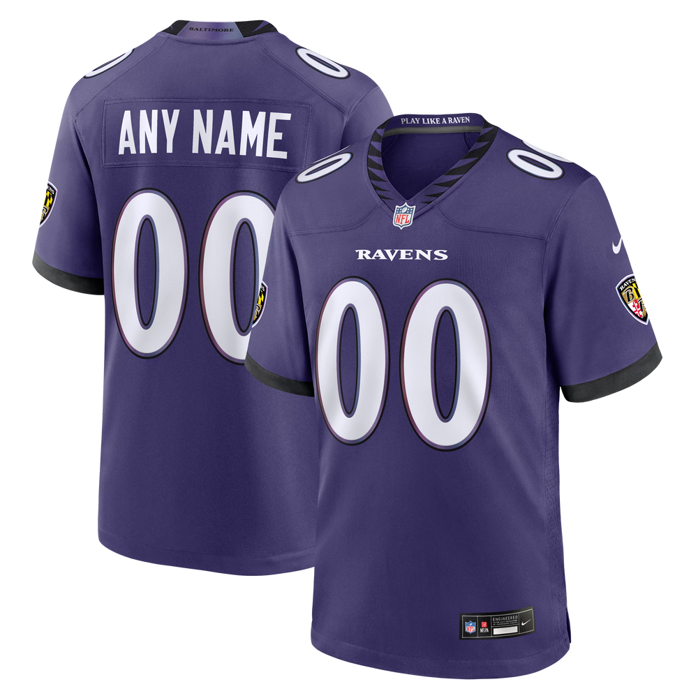 Nike Baltimore Ravens Custom Game Jersey