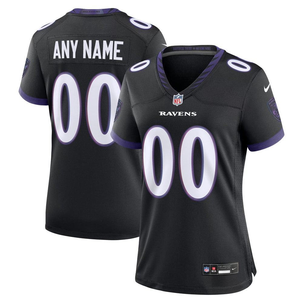 Nike Baltimore Ravens Women's Alternate Custom Game Jersey