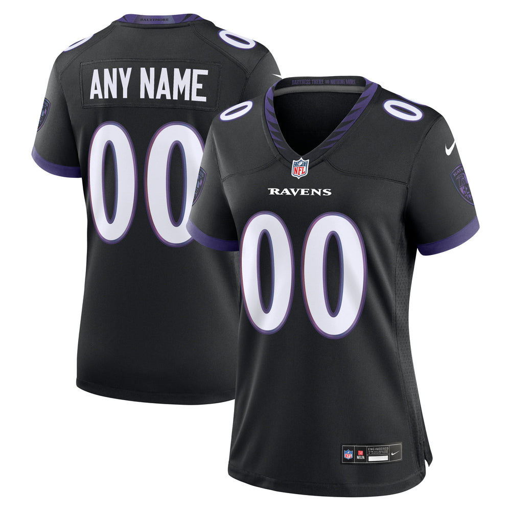 Nike Baltimore Ravens Women's Alternate Custom Game Jersey