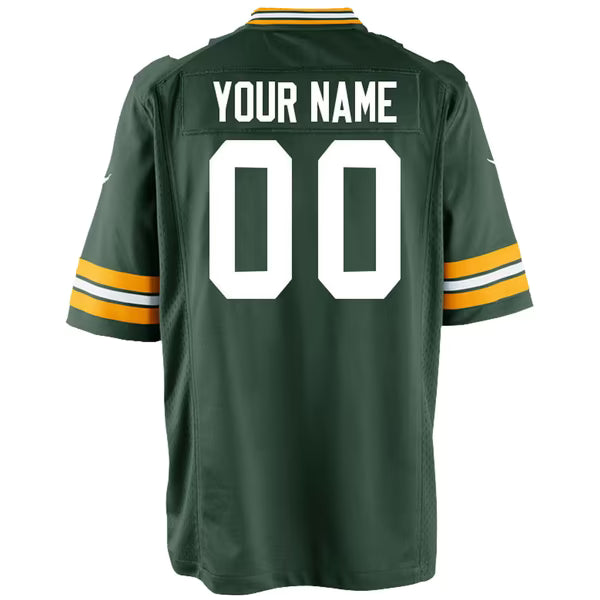 Nike Green Bay Packers Youth Custom Game Jersey