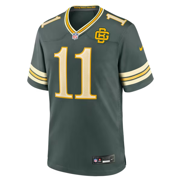 Nike Jayden Reed Green Bay Packers 2026 Rivalries Game Jersey