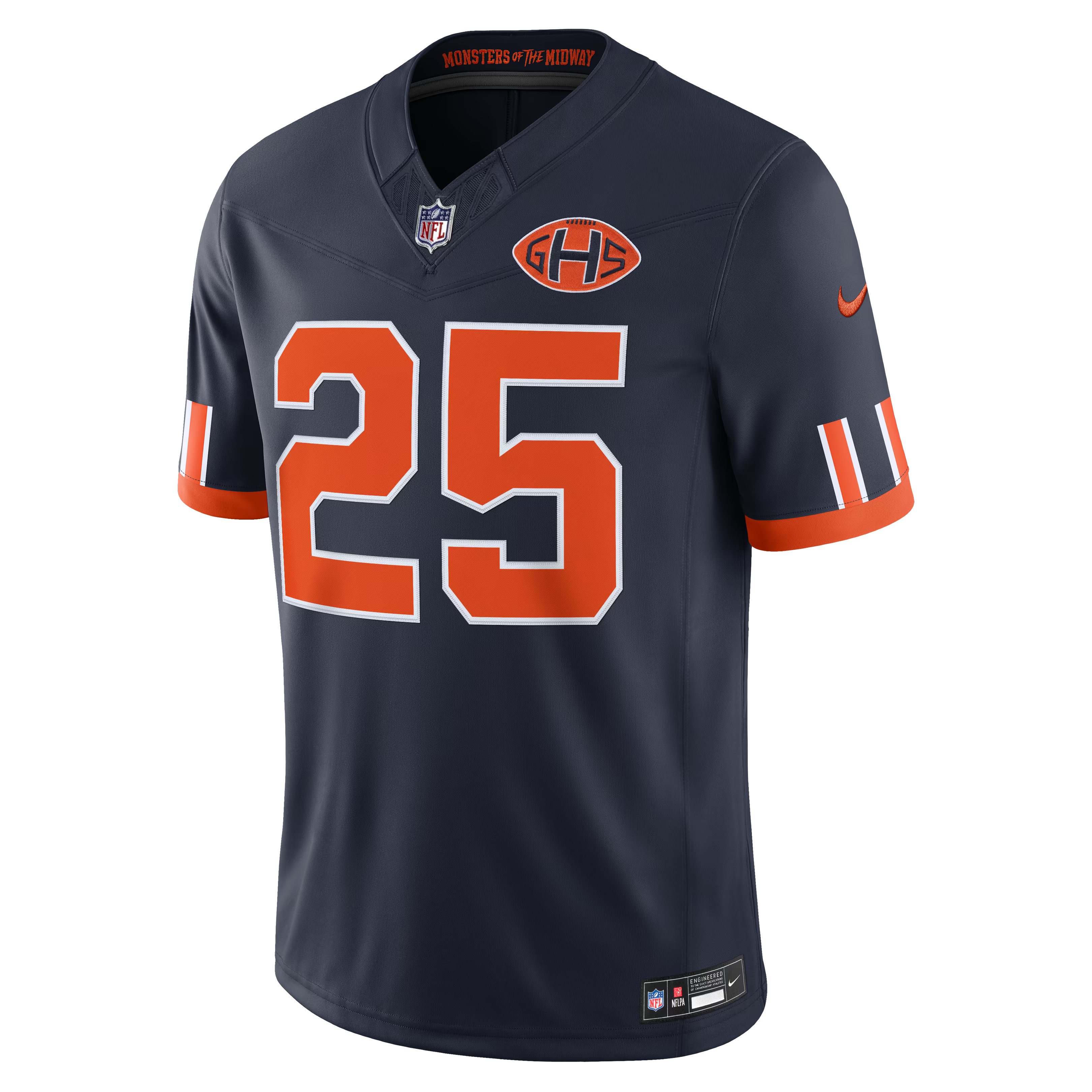 Nike Kyle Monangai Chicago Bears Rivalries Limited Jersey Navy