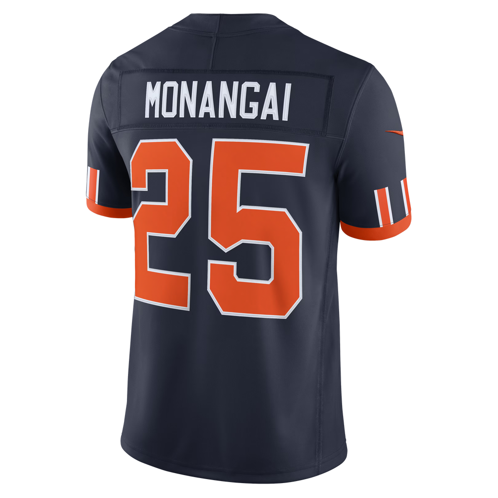 Nike Kyle Monangai Chicago Bears Rivalries Limited Jersey Navy